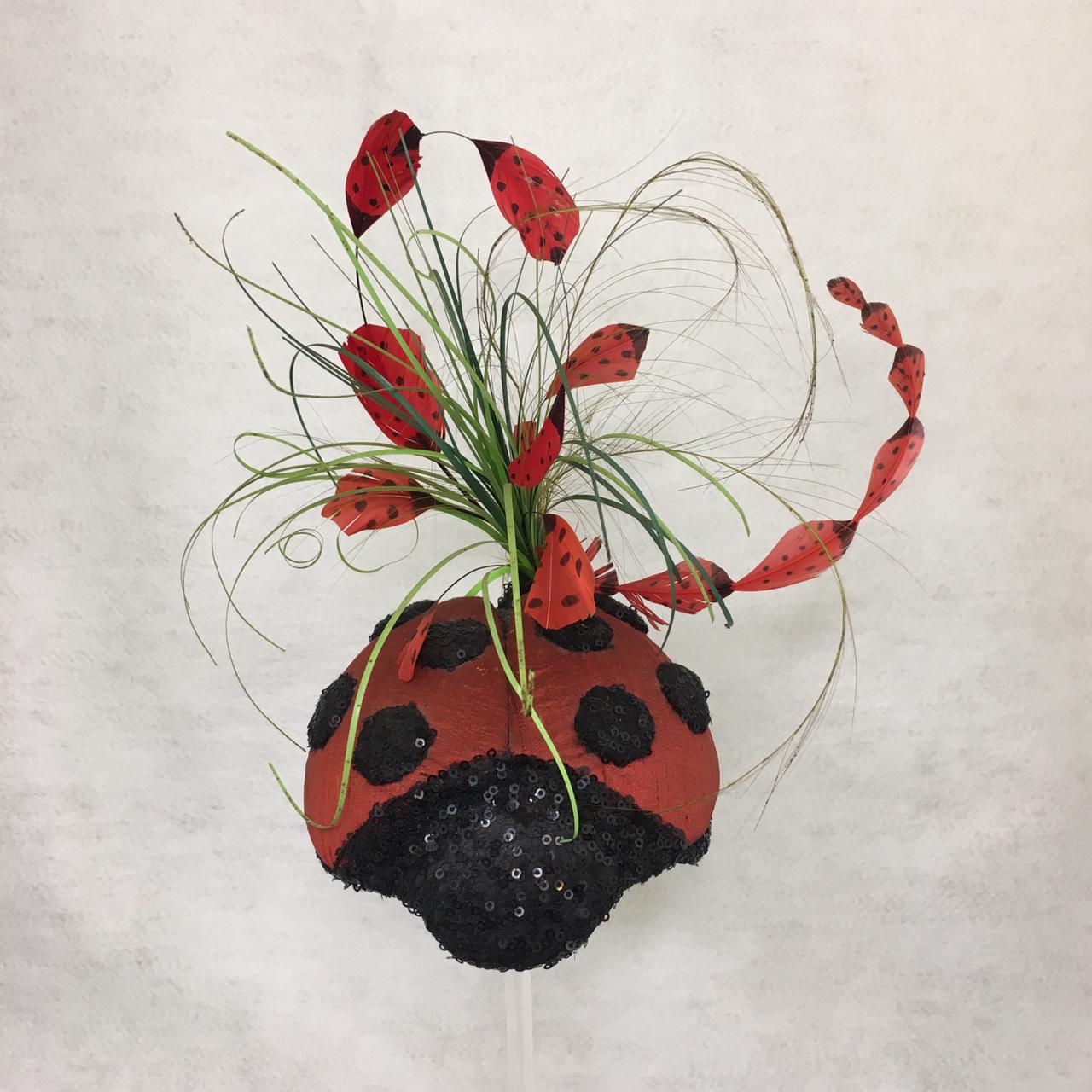 Lady Bird Cocktail Fascinator / Jacqueline Kolbe Millinery / South African Theatrical Hat Maker